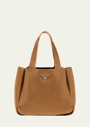 prada saffiano brown