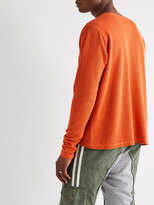 Thumbnail for your product : Greg Lauren Waffle-Knit Cotton-Blend Jersey T-Shirt