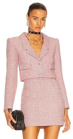 tweed dress and jacket