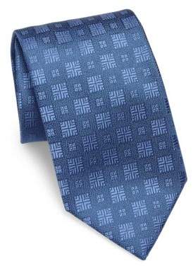 Charvet Textured Square Silk Tie