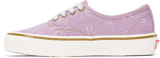 Vans Pink Embroidery OG Authentic LX Sneakers