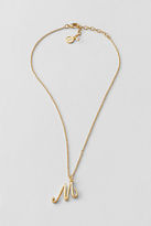 Thumbnail for your product : Lands' End Women's Gold Initial Necklace