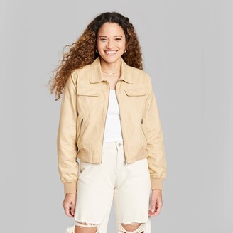 Women's Faux Leather Racing Jacket - Wild Fable™ : Target
