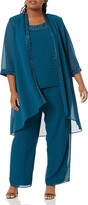 Thumbnail for your product : Le Bos Women's Fortuny Trim Long Jacket Pant Set