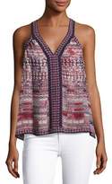 Thumbnail for your product : Joie Maisley Sleeveless Silk Tank Top