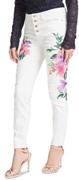 guess button fly jeans