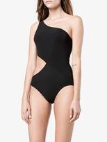 Thumbnail for your product : Araks Black Elmar one shoulder cutout swimsuit