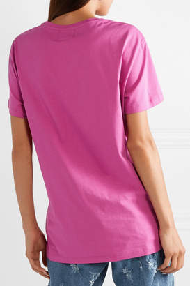 Balmain Beyoncé Coachella Printed Cotton-jersey T-shirt - Pink