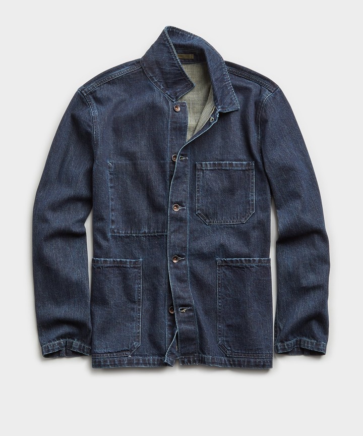 Todd Snyder Japanese Indigo Rinse Chore Coat - ShopStyle Jackets