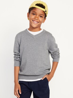 Old Navy Long-Sleeve Solid V-Neck Sweater for Boys