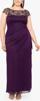Thumbnail for your product : Xscape Evenings Plus Size Beaded Cascade Gown
