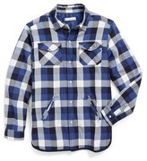 Thumbnail for your product : Stella McCartney Kids Plaid Shirt Jacket (Toddler Boys, Little Boys & Big Boys)