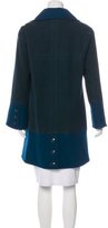 Thumbnail for your product : Chanel Colorblock Wool Coat
