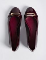 Thumbnail for your product : Marks and Spencer Trim Round Toe Ballerina Pumps