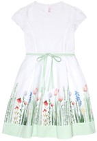 Thumbnail for your product : Il Gufo Printed cotton-poplin dress