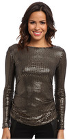 Thumbnail for your product : Nicole Miller Sequin Jersey Top