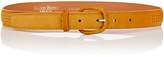 Thumbnail for your product : MAISON BOINET Women's Dot-Perforated Leather Belt - Yellow