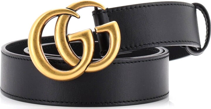 GUCCI GG Marmont Belt Leather Thin