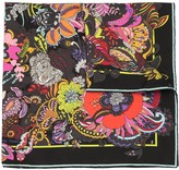 Thumbnail for your product : Shanghai Tang Chinese Zodiac-print silk scarf