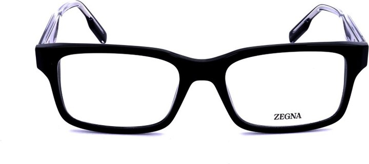 Ermenegildo Zegna Rectangular Frame Glasses
