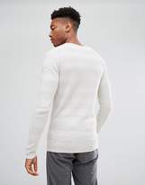 Thumbnail for your product : Selected Knitted Sweater in 100% Cotton