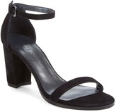 stuart weitzman kelli suede knot slide sandals