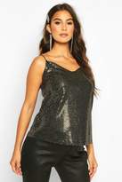 Thumbnail for your product : boohoo Maternity Sequin Swing Cami Top
