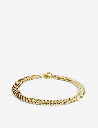 BEVZA Spikelet gold-tone necklace