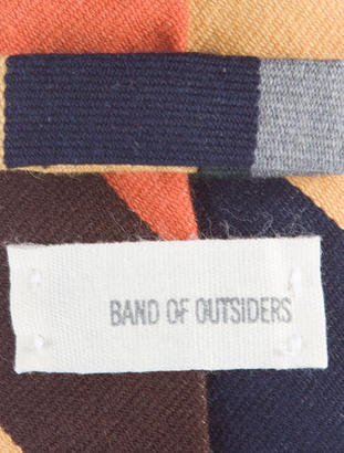 Band Of Outsiders Striped Skinny Tie