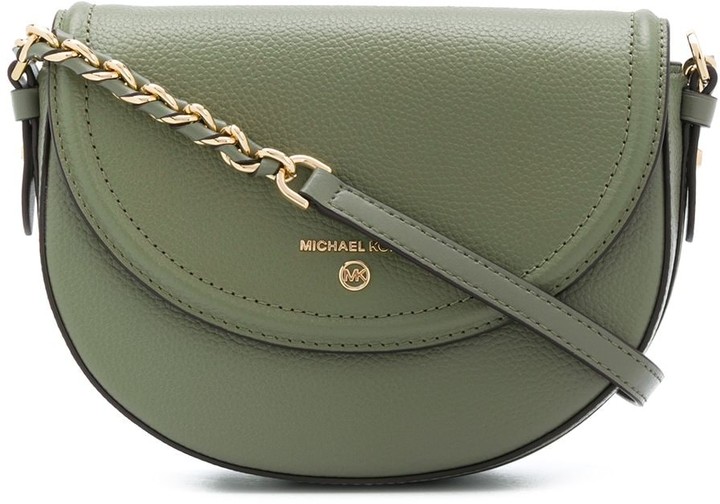 emerald green michael kors purse