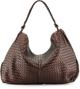Thumbnail for your product : Bottega Veneta Cervo Open Woven Shoulder Bag, Dark Brown