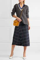 Thumbnail for your product : Marni Pocket Mini Two-tone Leather Shoulder Bag - Saffron