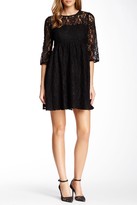 Thumbnail for your product : ABS by Allen Schwartz Lace 3/4 Length Sleeve Dress