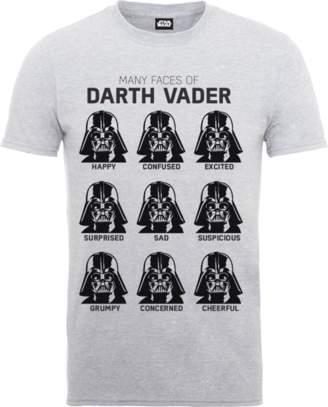 Star Wars Many Faces Of Darth Vader T-Shirt