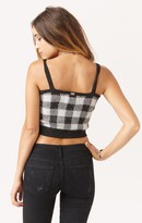 Thumbnail for your product : Knitz by for love and lemons LUMBER JACK ANGORA TANK