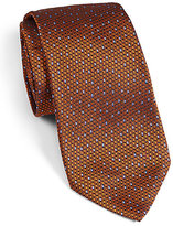 Thumbnail for your product : Armani Collezioni Speckle Print Silk Tie
