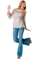 Thumbnail for your product : A Pea in the Pod Drew Long Sleeve Sleeve Detail Maternity Blouse