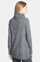Thumbnail for your product : White + Warren Curved Hem Cashmere Scrunch Neck Sweater
