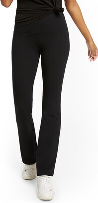 New York & Co. NY&Co Women's Tall High-Waisted Bootcut Yoga Pant Black -  ShopStyle