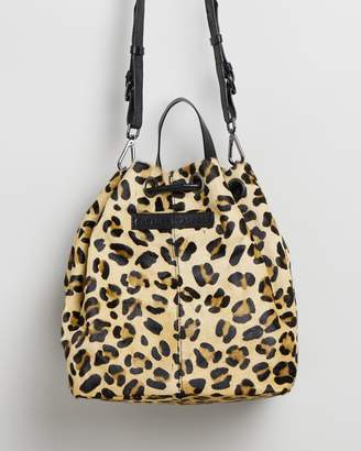 One Teaspoon Leopard Ida Bucket Bag
