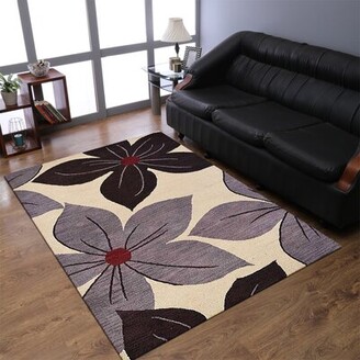 ALAZA Sunflower Floral Print Watercolor Area Rug for Living Room Bedroom 6'x4'