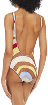 Thumbnail for your product : Solid & Striped The Anne-marie Open-back Printed Swimsuit