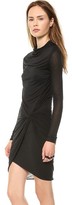 Thumbnail for your product : Helmut Lang Twist Long Sleeve Dress