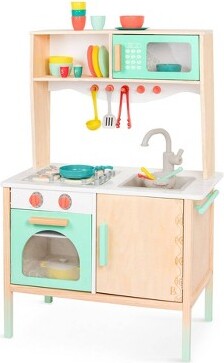 B. toys Wooden Play Kitchen - Mini Chef Kitchenette