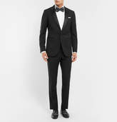 Thumbnail for your product : Alexander McQueen White Slim-Fit Bib-Front Double-Cuff Cotton Tuxedo Shirt