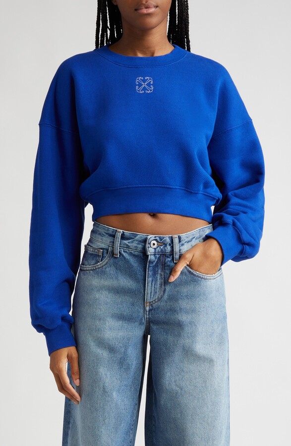 Rest & Relax Women's Blue Monogram Sweatshirt - Ocean - ShopStyle Jumpers &  Hoodies