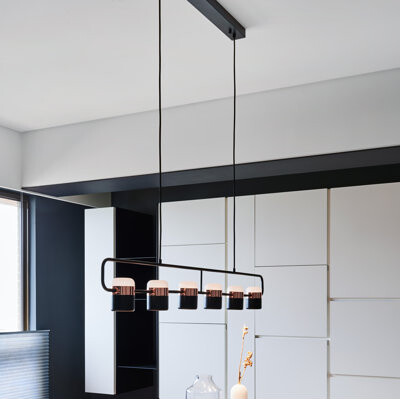 Brayden Studio Kelvin 6 - Light Kitchen Island Linear Pendant