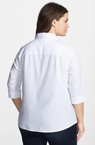 Thumbnail for your product : Foxcroft Shaped Non-Iron Cotton Shirt (Plus)