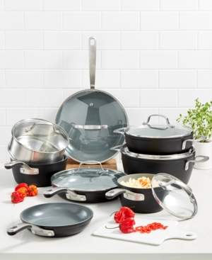 Martha Stewart Collection Culinary Science by 14-Pc. Forged Aluminum Set, Created for Macy's