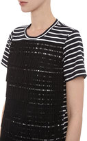 Thumbnail for your product : Junya Watanabe Multi-Tier Rolled Fringe Top